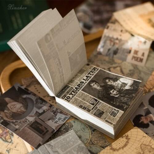 165pcs Mini Old book pages plant Collage Material Paper Junk Journal Planner Scrapbooking Vintage Decorative DIY Craft Paper