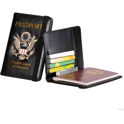 Passport Holder Cover Wallet Case for Women Men RFID Blocking Leather Travel Wallets Travel Accessories