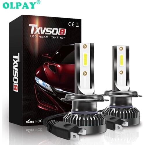 OLPAY 2PCS H7 Led Headlight 100W 20000lm H4 H1 H8 H9 H11 9005 HB3 9006 HB4 9012 Led Car Bulbs Auto Headlamp COB Chips Car light