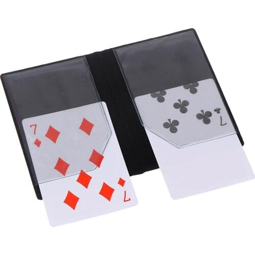 Optical Wallet Card Appearing Magic Tricks Wallet Melting With Magnet Card Street Stage Close Up Magic Illusion Mentalism
