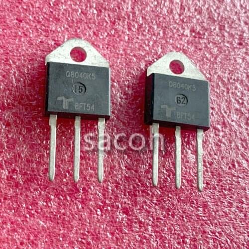 Original 5PCS/Lot Q8040K5 Q8040K7 Q8040K9 or QK040K7 or Q6040K7 Q4040K7 Q2040K7 TO-218 40A 800V Alternistor Triacs