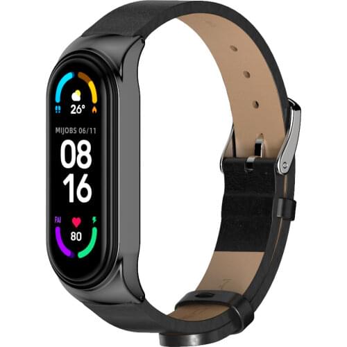 Mi Band 6 5 4 Strap PU Leather Correas Mi Bend 4 Silicone Miband Bracelet Opaska Mi Band 3 For Xiaomi Smart Band Xaomi Wristband