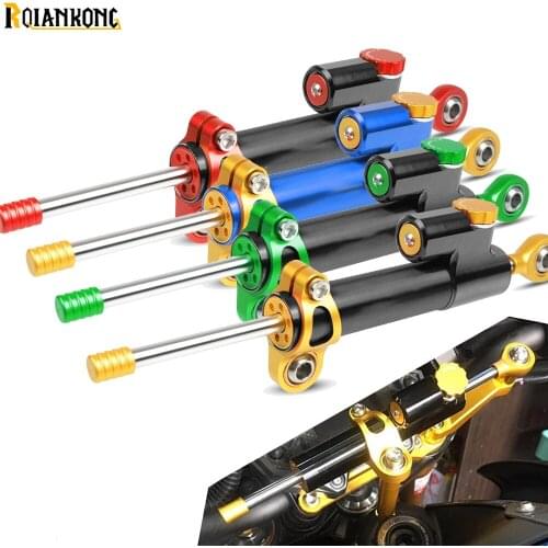 Universal Motorcycle CNC Damper Steering Stabilize Safety Control For Suzuki GSXR 600 750 1000 1300 SV650 GSR750 DL1000 all year