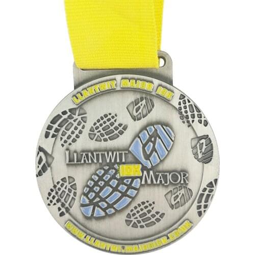 Customized Logo 60mm Diameter Custom Marathon Medal