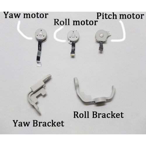100% Original Gimbal Yaw Roll Bracket Pitch Roll Yaw Motor Repair Parts for DJI Phantom 4/Phantom 4 Pro Replacement Accessories