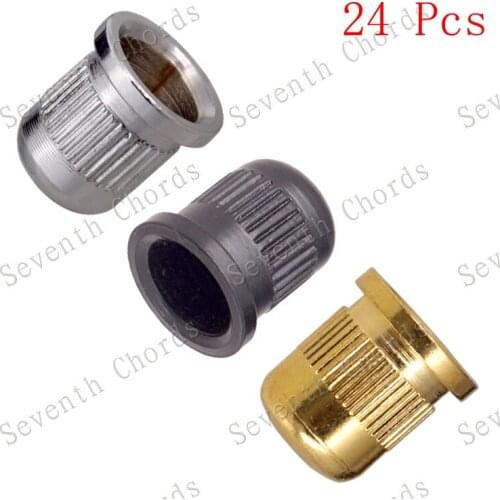 24 Pcs Electric Bass Guitar String Thru Body Ferrules Bushing - 3 Color for choose