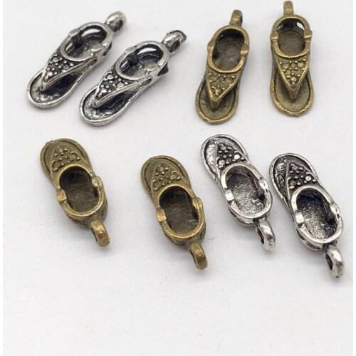 25 pcs 3d mini Shoes charms fit DIY hand made Bracelet Necklace earring charms carft Jewelry Making