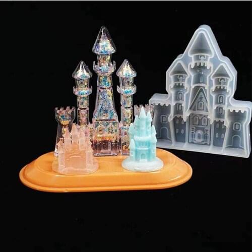 3PCS 3D Christmas House Silicone Mold Fondant Mould Cake Decorating Tools Chocolate, Gumpaste, Sugarcraft, Kitchen Gad