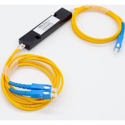 5PCS New Optical Fiber Multiplexer Demultiplexer FWDM 1:2 SC UPC 1310/1490/1550nm Optical Fiber Connector Special Free Shipping