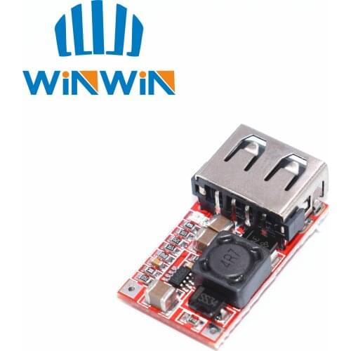 6-24V 24V 12V to 5V USB Step Down Module DC-DC Converter Phone Charger Car Power Supply Module Efficiency 97.5% Buck Module