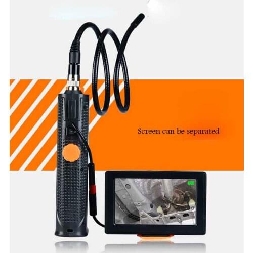 8.5mm Lens Camera Two-mega-pixel 4.3 inch large screen HD endoscope car pipe repair tool microscope magnifying Inspection