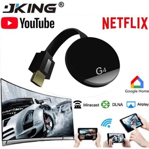 HDMI Wireless Display Wecast G4 for Android iOS YouTube Google Chrome Airplay Support 4G Cellular Data Casting Media TV Stick