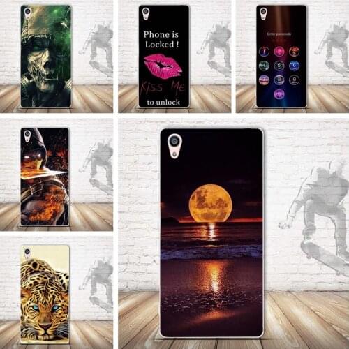 Fashion Back Painted Soft TPU Back Cover for Sony Xperia Z5 Premium Cell Phone Protective Case for Sony Z5 Plus Silicon Cover