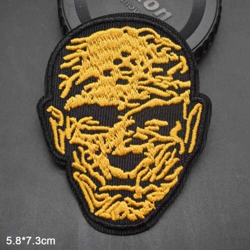 Skull Mummy Monster Iron on Embroidered Cloth Patch For Clothing Clothes Jeans Tshirt Hat Purse Clothes Wholesale