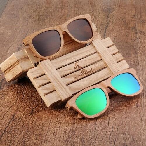 Lunette de soleil femme BOBO BIRD Wooden Sunglasses Men Women Polarized Sun Glasses Women 2020 Fashion очки женские Dropshipping