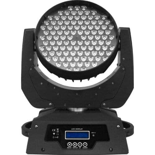 Cheap dj equipment dmx light 108pcs*3W RGBW led moving head wash light for ktv bar in stage lighting effect