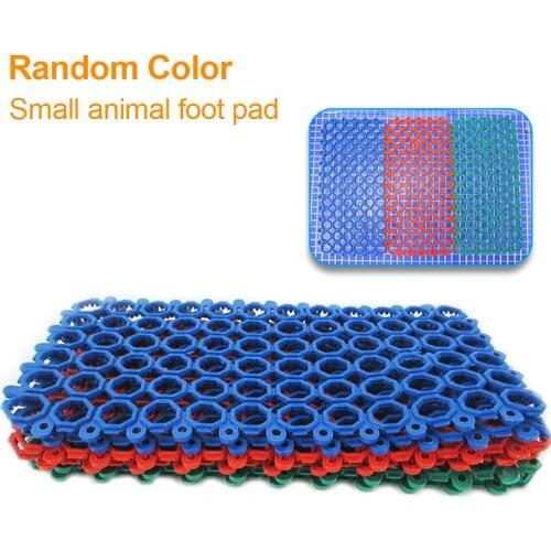 Small Animal Hamster Rabbit Skidproof Splicing Foot Pad Cage Floor Mesh Mat Cages