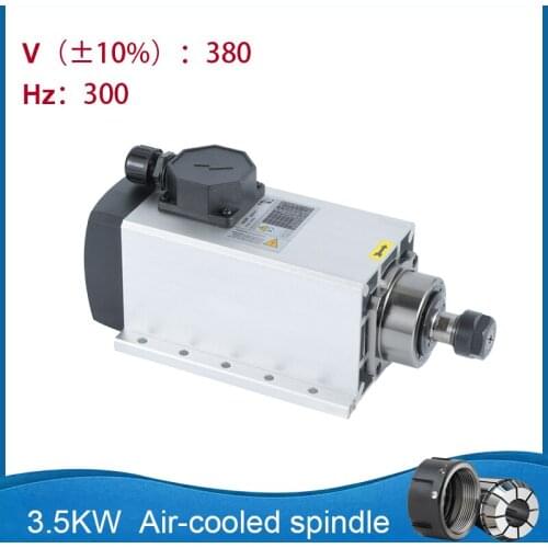 Engraving Machine Original Spindles 3.5kw 380V 300Hz HQD Spindle For CNC Router