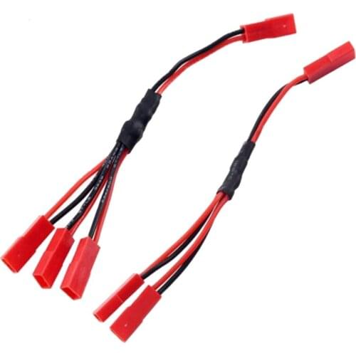 JST Plug Splitter,JST Male Female Y Cable,JST Parallel Splitter Harness for 1/10 RC Car Crawler Traxxas TRX-4 Fan