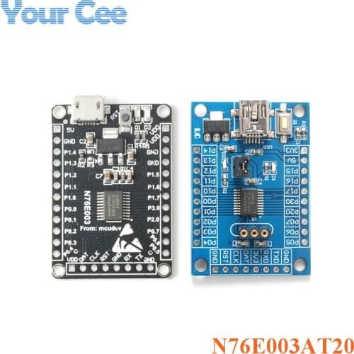 N76E003AT20 Microcontroller Development Board N76E003 51 C51 Expansion Board 8051 Core System Board Single Chip Microcomputer