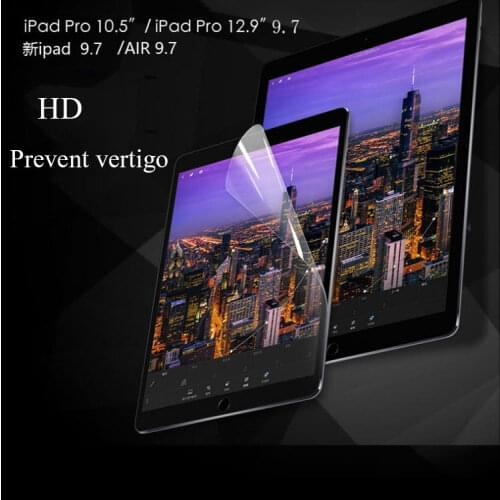 Matte screen protector for Ipad 2 3 4 air 12 pro 7.9 9.7 10.5 2017 2018 2019 mini 1 2 3 4 5 PET protective film for Apple Ipad