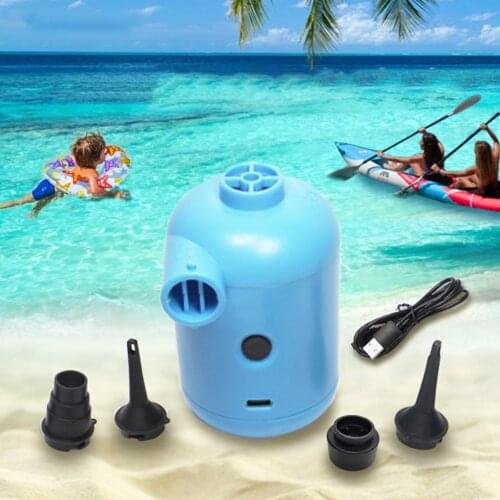 Tiny Pump Portable Air Pump Ultra-Mini Air Pump w USB for Pool Floats Air Bed Air Mattress Swimming Ring Vacuum Storage Bags