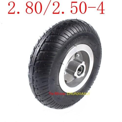 Lightning delivery 2.80/2.50-4 wheel tyre Electric Scooter Trolley Trailer wheel and Wheelchair tire