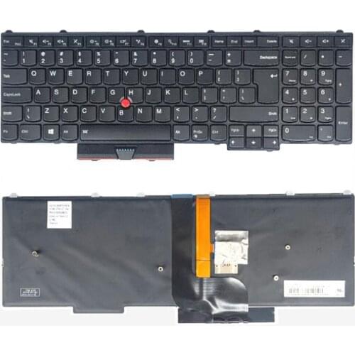 New Original US English Big Enter Backlit Keyboard for Lenovo Thinkpad P70 P50 P71 P51 Laptop Backlight Teclado