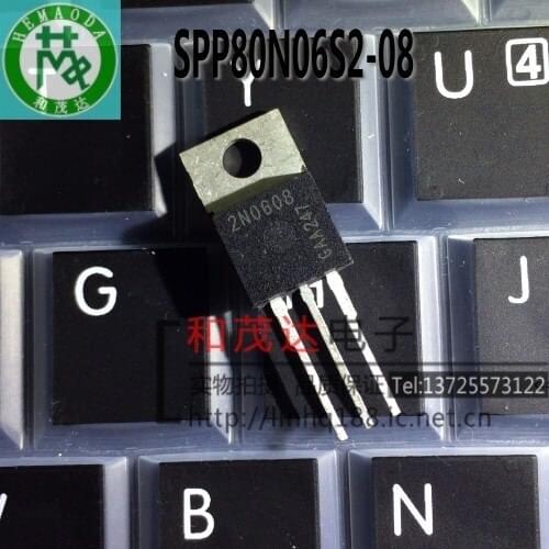 Original New 5PCS/ SPP80N06S2-08 2N0608 MOS to220 to-220