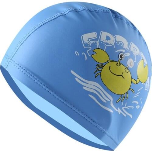 Swimming Cap for Pool Cute Cartoon Animal Children Kids Waterproof Protect Ears Long Hair Boy Girl Sports Swim Hat