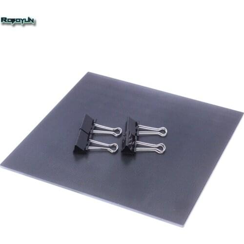 3D Printer Glass Bed Platform Carbon Silicon Crystal Glass Print Bed Build Surface for Ender-3 Ender-3V2 ender-3pro3D Printer