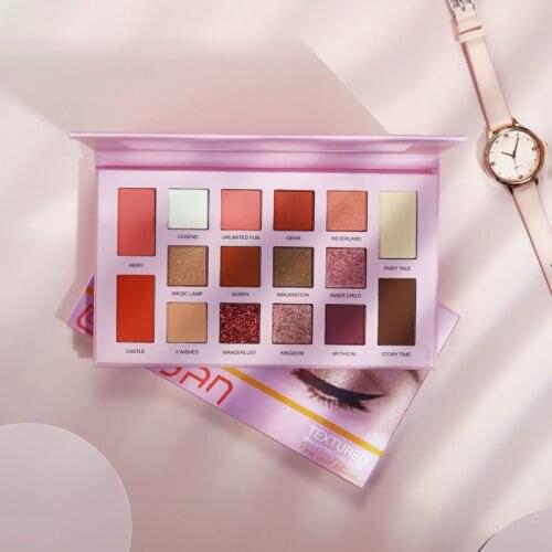 New 2021 Makeup Multicolor Eye Shadow Plate Mashed Potato Pearlescent Shimmering Powder Sequins Earth Tone Eyeshadow