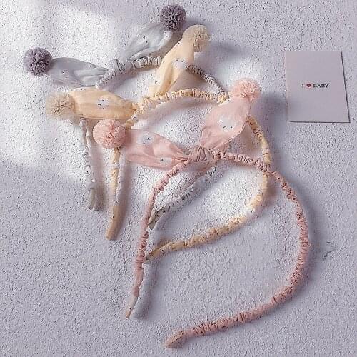 Spring / Summer 2020 Fabric Hair Hoop Cat Printed Hair Ball Suggested Hair Accessories