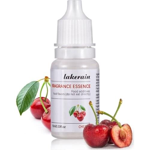 Cherry Natural Fruit Flavor Essence for Handmade Cosmetic Lip Gloss Base Lipgloss DIY Food Grade Fragrance Flavoring Essential