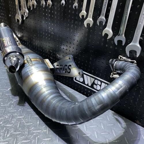 DIO50 JISO Exhaust Pipe 125cc Tuning Muffler BWSP Racing Perfomance Modified Upgrade Scooter Parts