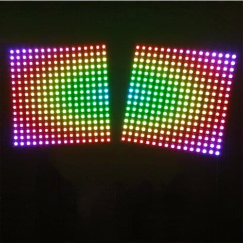 WS2812B Matrix led Pixel module lights Digital Flexible Individually IC Addressable Panel Light Module Matrix Screen DC5v