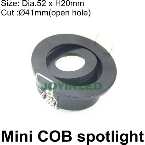 2016 CE ROSH black color 3*1W round mini cob led spo light Downlight