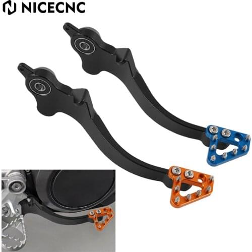 Motorcycle CNC Aluminum Foot Brake Pedal Lever For KTM 690 Enduro R 690 SMC R 2011-2018 Husqvarna 701 Enduro/ Supermoto 2016-19