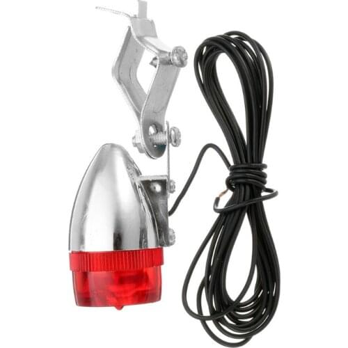 Aluminum Vintage Classic Bicycle LED Rear Tail Light Steel City Road Bike Retro