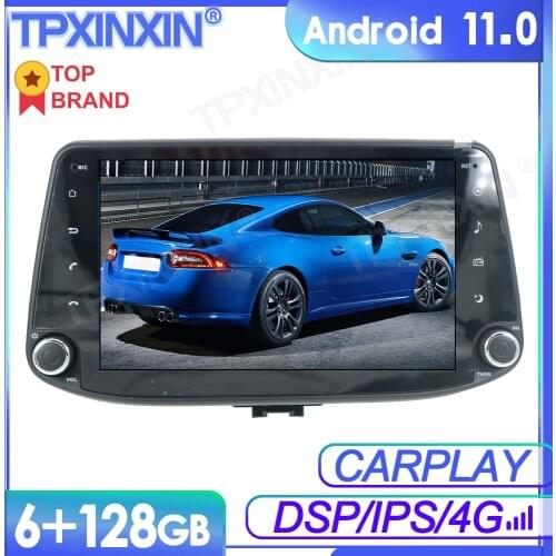 Android11 For Hyundai I30 Elantra GT 2012-2016 Car Multimedia Player GPS Navi Audio Stereo Screen DVD Head Unit Tape Recorder