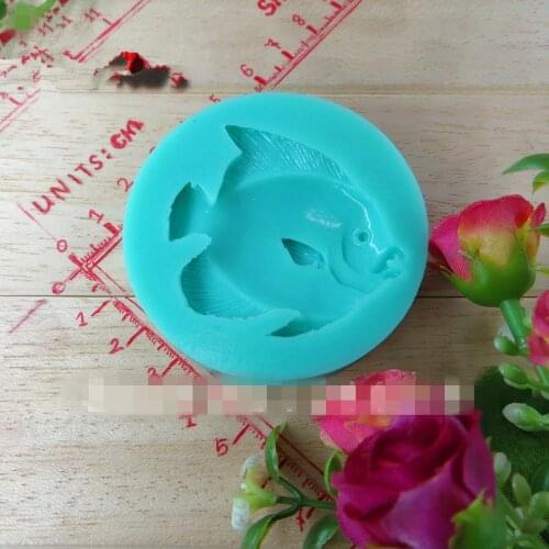Free shipping The clown fish Modelling fondant silicon mold chocolate cake decoration silicone mold silicone mold