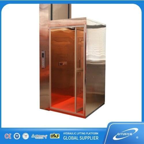 Qiyun Brand 5.5m 300kg Hydraulic Electric Elevator Platform Lift for Old Disabled Person Home Use with CE