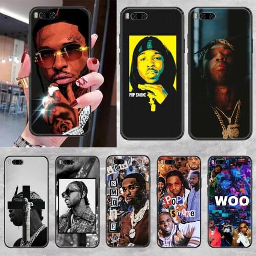 Pop rapper smoke Phone case For Xiaomi Mi Max Note 3 A2 A3 8 9 9T 10 Lite Pro Ultra black painting cover silicone coque fashion