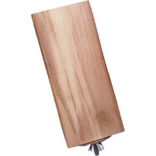 3 in 1 Pets Chinchilla Hamster Wooden Food Stand Bowl Dish Chewing Toys