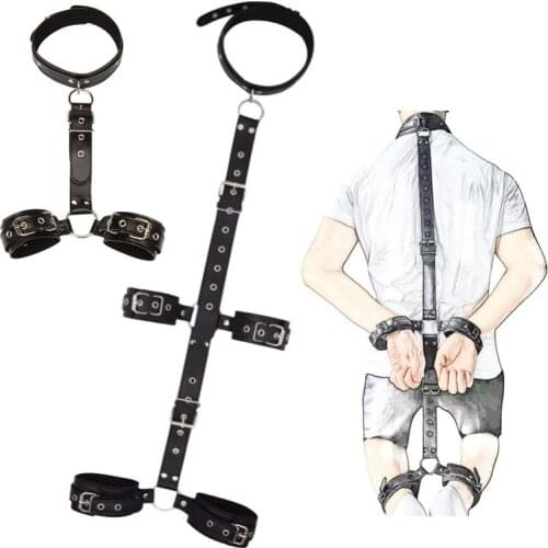 Exotic Accessories Handcuffs For Sex Open Mouth Gag BDSM Bondage Restraint Fetish Slave Adult Sex Toys For Woman Couples Games