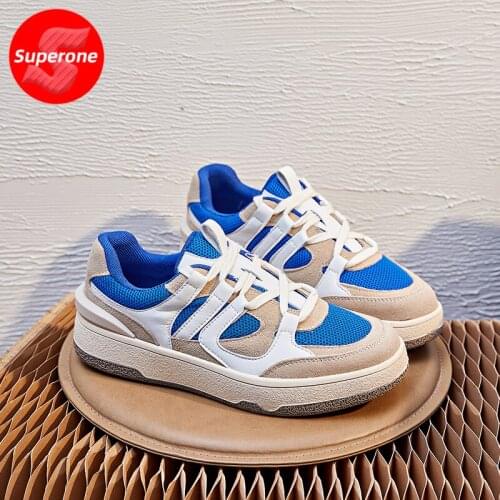 Superone Women Sneakers Real Leather 2021 Street Shoes For Woman Casual Daily Flats Sneaker Lady Home House Footwear Size 35-40
