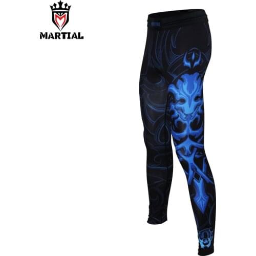 Martial :LEO original design boxing pants muay thai clothing leggings sport for men black exercise leggings