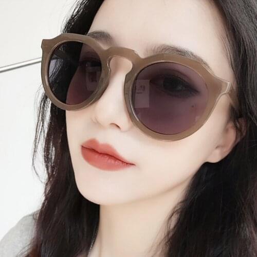 Fashion personality womens sunglasses vintage big frame sunglasses women trend street shooting casual wild glasses men