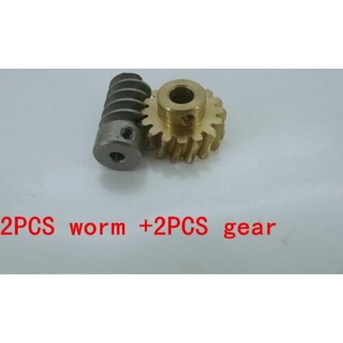 Modulus 1 worm gear reducer 1:8 application of large torque reducer model of the actuator telescopic lift device DIY toy