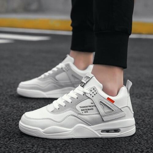 Men Casual Shoes Bubble Cushion Basketball Sneakers Mens Sport Shoes Walking Trainner Shoes Male Skateboard Sneakers 39